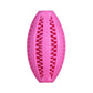 Pet Dog Chew Toys Teeth Cleaning Snack Ball Pet Dog Toy Ball Natural Rubber Super Tough Interactive Bouncy Pet Supplies