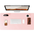Large PU Leather Desk Pad – Non-Slip Office Mouse Pad & Desk Protector for Laptop, Keyboard, and Workstation