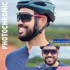 Photochromic Cycling Sunglasses for Mountain Bike & Road Cycling