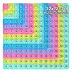 Multiplication Practice Math Games, 12x12 Times Table Learning Activity Board Games, Mathematics Teaching Toys Stationery Gifts