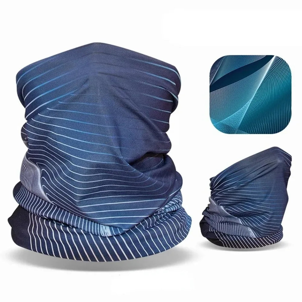 NEW 1PCS outdoor mountaineering scarf Ice silk sunscreen Face Mask Bandana Unisex scarf for outdoor fishing/biking