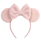 New Christmas Velvet Mouse Ear Headband Cute Ear Headband Halloween Birthday Girl Cosplay Costume Party Decoration Headband