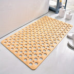 Non-Slip Bathroom Mat with Suction Cups – 43x75cm Quick Drain Shower Rug