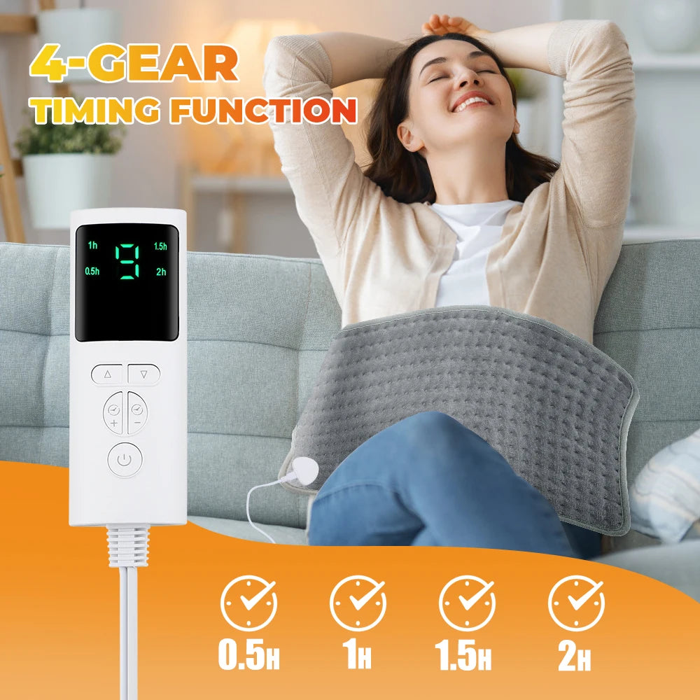 Electric Heating Blanket – Warm Heated Pad for Bed & Sofa Winter Use