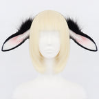 Animal Rabbit Ears Headband Faux Fur Bunny Headwear Plush Hairband Party Cosplay Costume Accessories