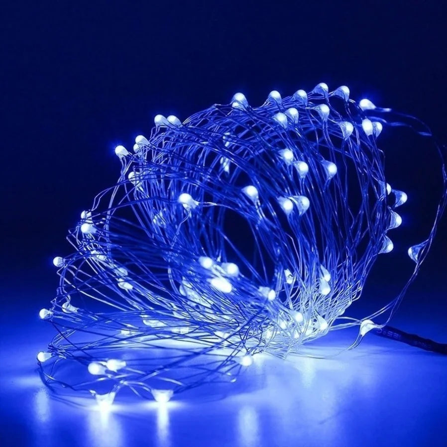 1m 2m 3m 5m Led Copper Wire Fairy Lights  Battery Powered Holiday Lighting Fairy Christmas Tree Garland Wedding Party Decoration