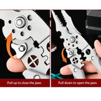 Multifunctional Electrician Pliers, 6-in-1 Wire Stripper Separator, Cutting and Crimping Tool for Cable Repair and Installation