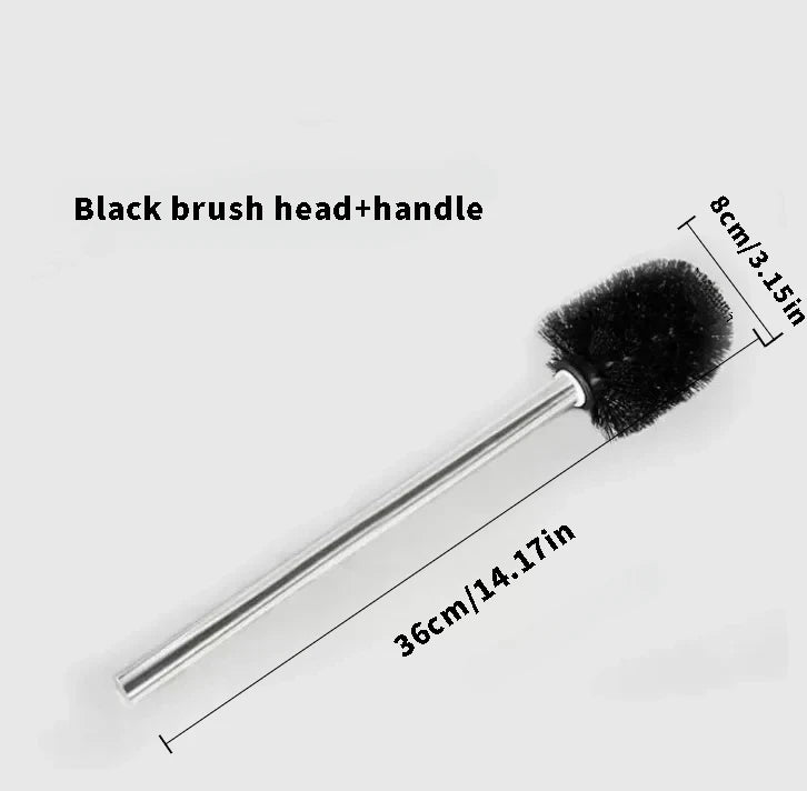 Japanese Minimalist Toilet Brush – Stainless Steel Handle