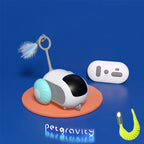 Pet Gravity Cat Smart Interactive Car Toy Automatic Moving Remote Mouse Indoor Kitty Ball Toys Controlled Car for Dogs Playing - WTN Essentials 
