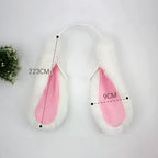 1PC Cute Bunny Ears Headband Plush Rabbit Hair Hoop Headwear Cosplay Costume Hair Accessories For Adults Party