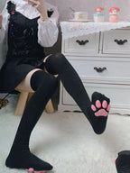 Women's High Socks Harajuku Stockings Underwear 3D Cat Claw Stockings Thigh High Socks Sexy Compression Stockings