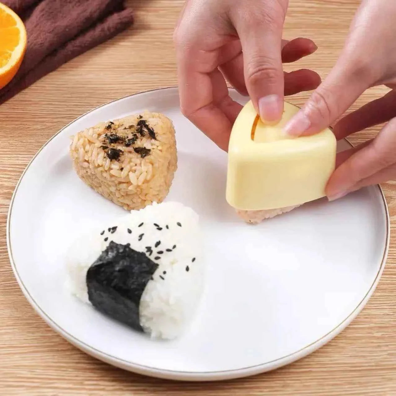 Onigiri Mold Sushi Press Kit for Perfect Japanese Rice Balls Maker