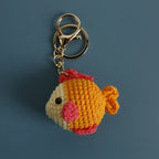 Ocean Animal Crochet Keychain Tropical Fish Bag Charm