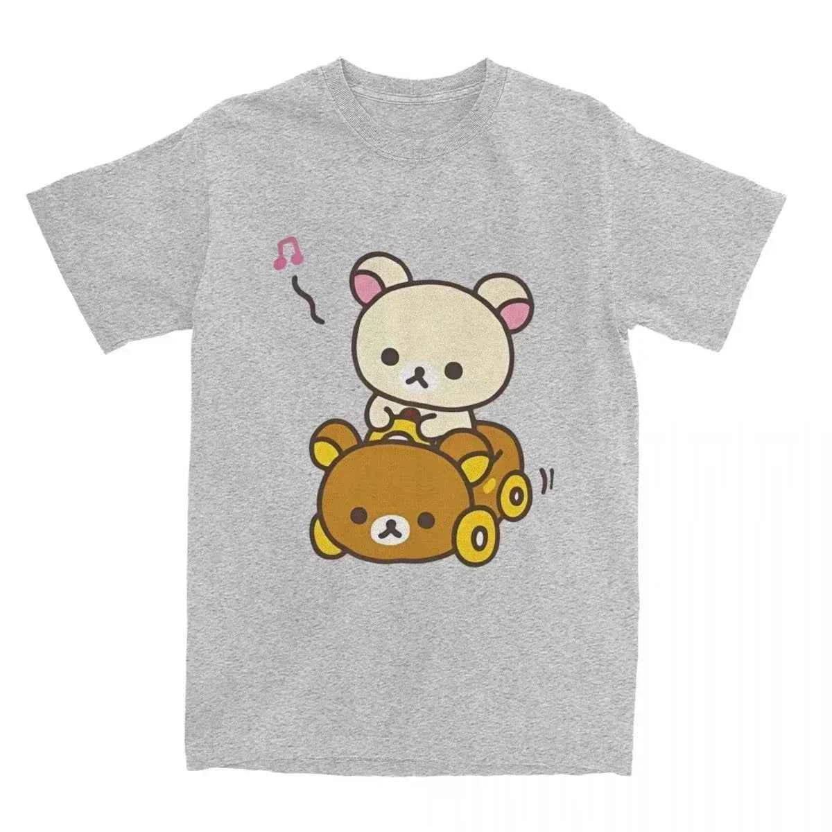 Round Neck Short Sleeve T-shirt for Men and Women with Car Hipster Style Summer Short Sleeve T Shirts Streetwear Women T Shirts