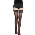 Sexy Lace Stockings for Women Thigh High Sheer Breathable Summer Socks JK Style Fashion Versatile Lingerie Black White Red
