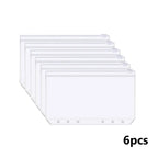 A6 Money Saving Organizer PU Leather Budget Binder Marble Notebook Budgets Planner 2023 Envelope Office School Supplies