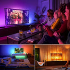 40M/131Ft Led Strip Lights APP 44Keys Music Sync Remote Control USB 5V RGB Flexible Tape for Room Decoration TV Backlight Diode