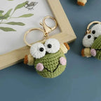 Cute Frog Crochet Keychain Funny Frog Bag Charm