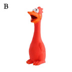 New Squeak Dog Toy Chew Bone Squeaky Ball Chicken Sound Dog Toys Tooth Grinding Training Pet Toy Supplies  Dog Accessories
