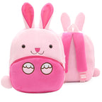 Cute Cartoon Animal Plush Backpack Soft Children Kindergarten Schoolbag Toddler Travel Bag Gift For Girls Boys