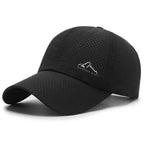Men's and women's quick drying hats, summer outdoor sun protection and shading thin baseball caps, breathable sun duckbill caps