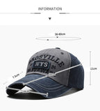 Washed Embroidered Baseball Cap with Curved Brim for Everyday Style