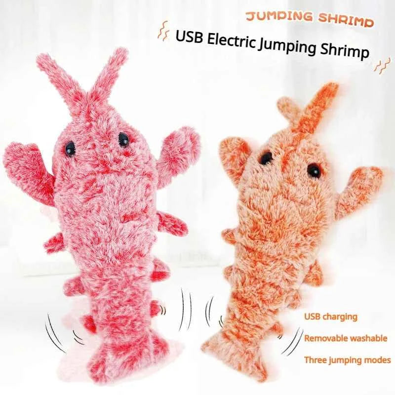 Electric Jumping Lobster Cat Toy for Interactive Indoor Hunting Play