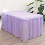 2pcs/set Disposable Paper Tablecloth Skirt Set Rectangular Table Cover And Table Skirt Party Supplies For Events Decoration