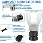 Portable Lung Breathing Exerciser Adjustable Resistance Respiratory Trainer