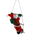 Christmas Santa Claus Climbing Ladder Doll Christmas Tree Hanging Decoration Indoor Door Wall Christmas Pendant New Year Gifts