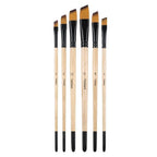 Yutiars Professional Artist Paint Brush Set - 6/24 PCS, Nylon Bristles for Watercolor, Acrylic, Oil Painting, Crafts & Face Body