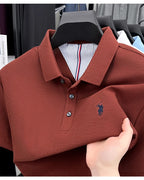 Men's 100% Cotton Polo Shirt – Short Sleeve Casual Golf & Business Shirt