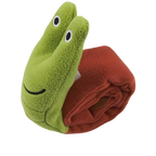 Dog Puzzle Feeder Plush Snail – Interactive Squeaky Chew Toy for Puppies & Dogs