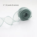 10Yards/Roll Chiffon Silk Ribbon Organza Satin For DIY Craft Gift Wrapping Decoration Wedding Bouquets Wreath Sewing Supplies