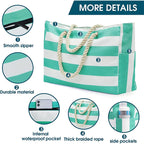 Eco-Friendly Boho Beach Bag – Spacious & Stylish