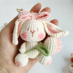 Exquisite Kitten Crochet Keychain Cute Cat Bag Charm