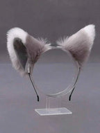 Lolita Animal Cat Fox Ear Hair Hoops Cosplay Girls Halloween Anime Headbands Headwear Hair Accessories