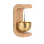 Hanging Decorations Japanese Wooden Wind Chimes Wireless Doorbell Entrance Door Bell Decorative Wind Bell for Home Opening