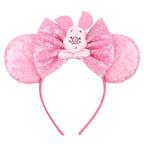 Nieuwste Mickey Mouse Oren Hoofdband Kid Adult Festival Party Pailletten Strik Haarband Vrouwen Baby Girl Party Haar Accessories