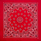 70CM Oversized Hip Hop Amoeba Cashew Cotton Square Bandana Scarf Headband Black Paisley Gifts For Men/Boys/Girls
