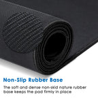 Gaming Large Mousepad – Anti-Slip Rubber Desk Mat with Stitched Edge, Extra-Large Mousepad