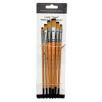 6pcs Artist Paint Brushes Set Artist Paintbrushes For Acrylic Oil Watercolor Acrylic Painting For Body Face Rock Canvas