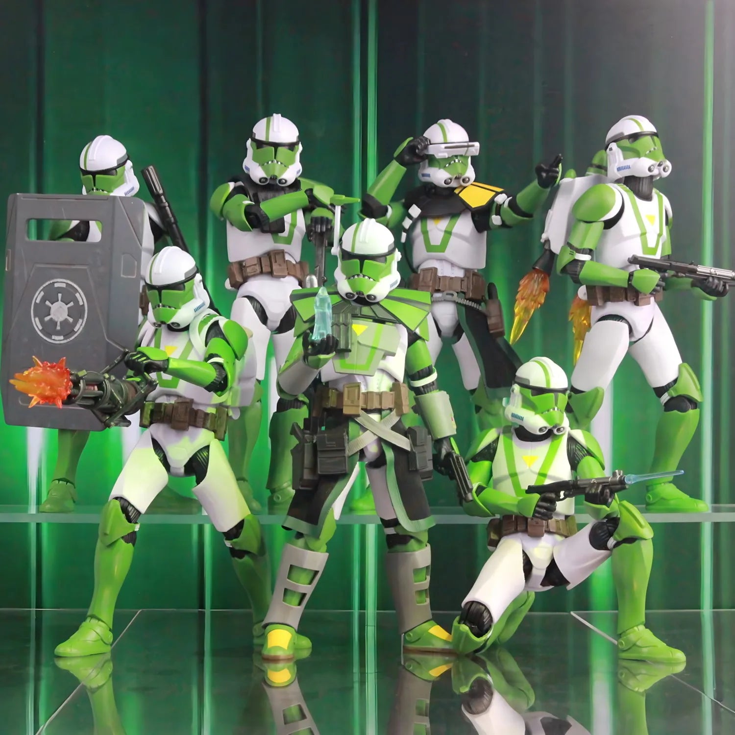 New Body(JOV3.0) Star Wars Commander Doom's Unit Clone Command ARC Trooper Heavy JET Doom Legion Battlefront II 6" Action Figure