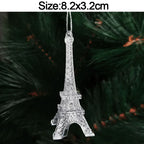 5pcs Christmas Home Decorations Crystal Acrylic Ornaments Snowflake Elk Xmas Tree Hanging Pendants Navidad 2026 New Year Gift