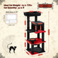 Gothic Cat Tree – Tall Indoor Cat Tower with Hammock & Scratching Post