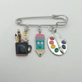 The new fashion teacher and scholar brooch will give you a lot of inspiration. Small gift brooch for teachers and students