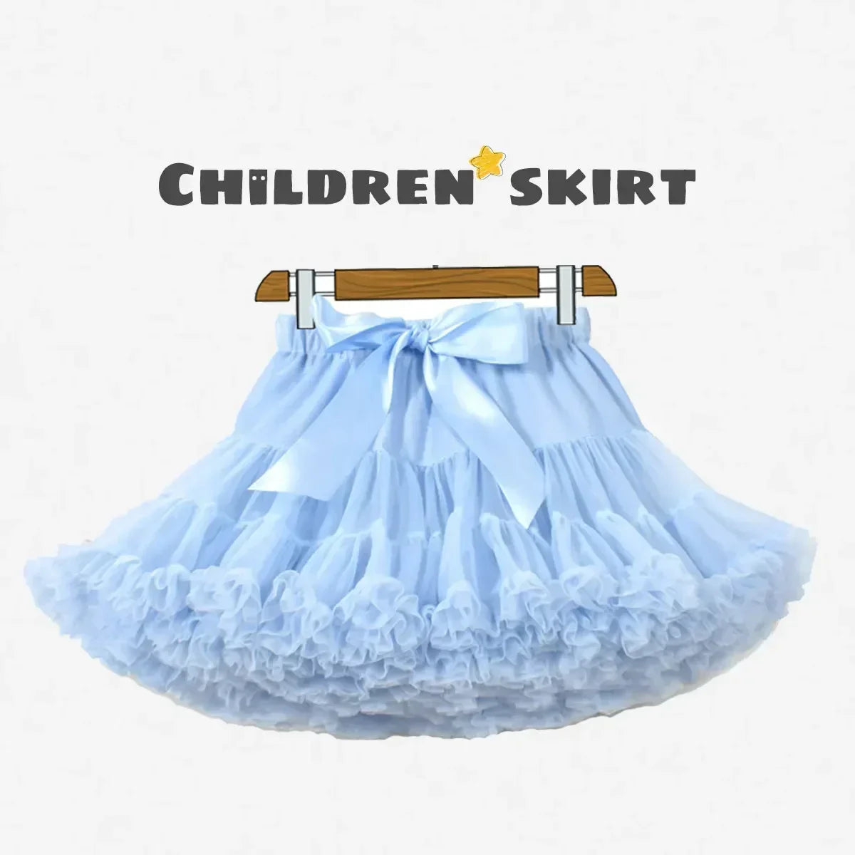 Baby Girls Tutu Fluffy Skirt Toddler Princess Ballet Dance Tulle Mesh Skirt Kids Cake Skirt Cute Girls Clothes Pettiskirt Skirt