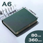Notebooks A6 360P Lined/Blank Page Diary Planner Journal Notepad Stationery For Office School Supplies Bullet Sketch Agenda 2025