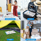 Vacuum Storage Bags 8-18Pc Space Saver Bag Travel Rechargable Air Pump Various Seal Bag Pump for Compress Clothe Blanket Luggage