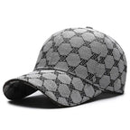 Four Seasons New Sunscreen Three-Line Sewn Baseball Cap Men's And Women's Casual Cap Net Red Distressed 1841 Hat